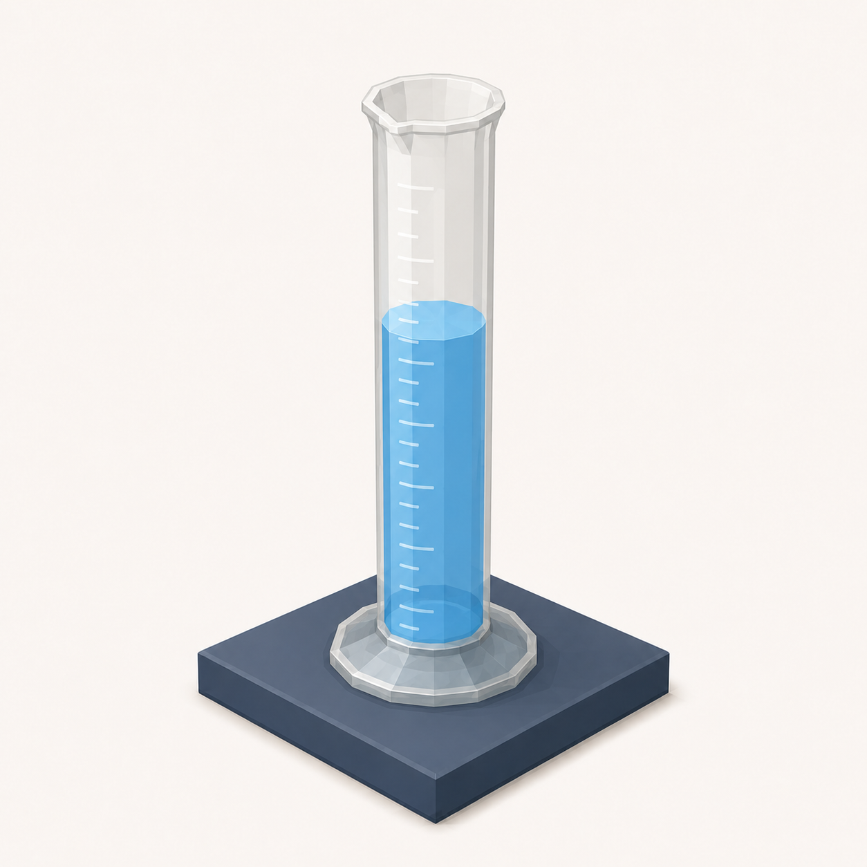 Graduated measuring cylinder